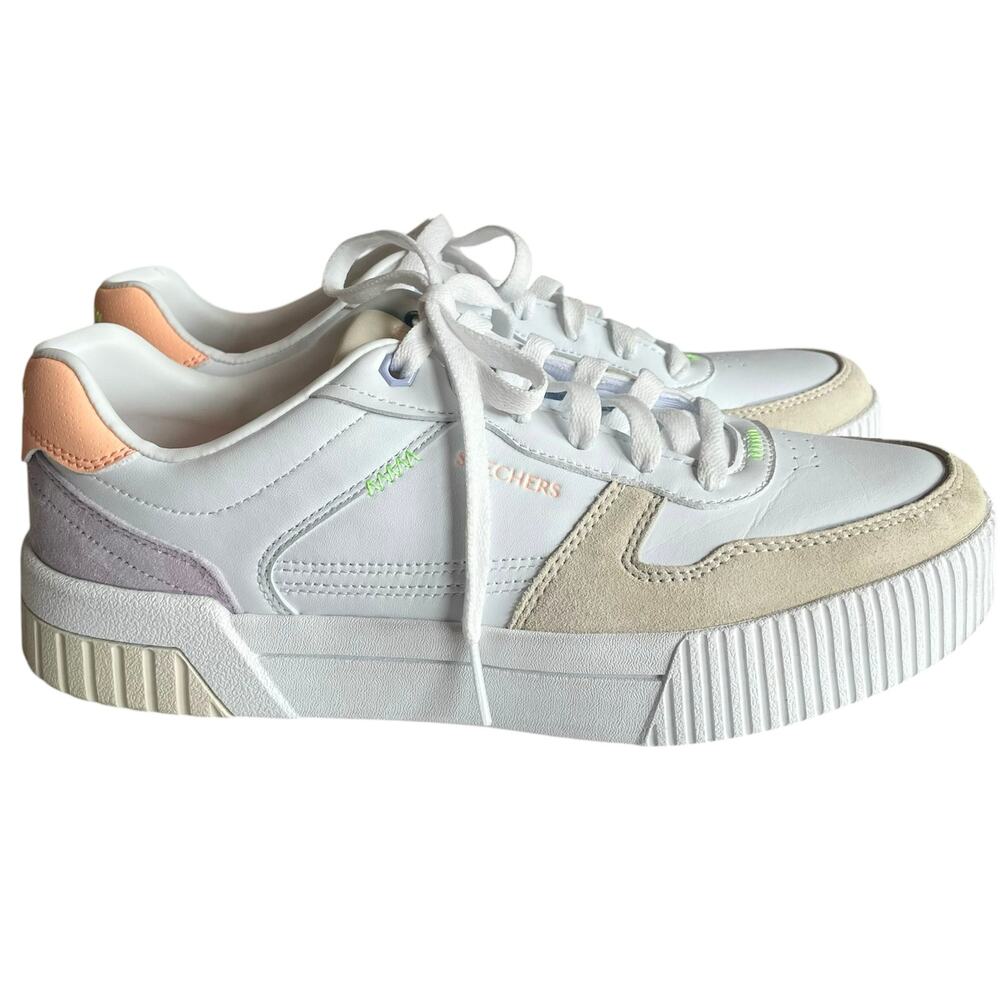 Skechers‎ Court Classics "Jade" Sneakers Air Cooled Memory Foam Womens Size 8.5